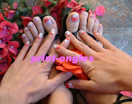 des mains et des pieds